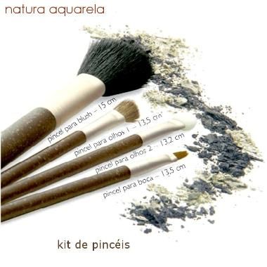 Kit pincéis aquarela